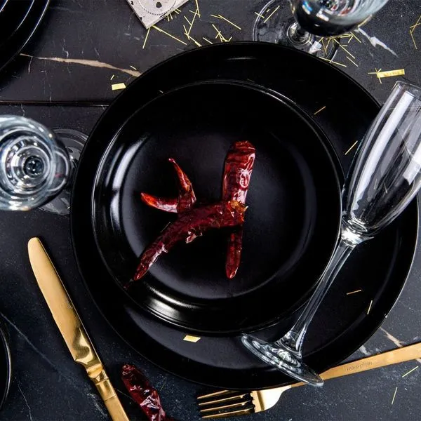 Geschirrset & Tafelservice & Schüsselset 6 Personen (18 Stück) Weiß VICTO Konsimo 3 Geschirrset & Tafelservice & Schüsselset 6 Personen (18 Stück) Weiß VICTO Konsimo – Bild 3