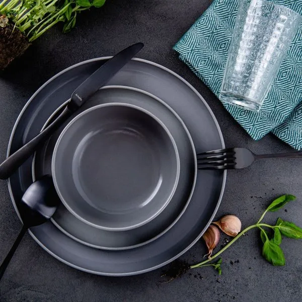 Geschirrset & Tafelservice & Schüsselset 6 Personen (18 Stück) Weiß VICTO Konsimo 5 Geschirrset & Tafelservice & Schüsselset 6 Personen (18 Stück) Weiß VICTO Konsimo – Bild 5