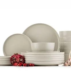 Geschirrset & Tafelservice & Schüsselset 6 Personen (18 Stück) Weiß VICTO Konsimo 15 Geschirrset & Tafelservice & Schüsselset 6 Personen (18 Stück) Weiß VICTO Konsimo -Haushalt & Küche Geschäft 571174592