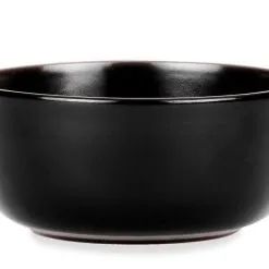 Tafelservice & Schüsselset & Suppenteller 6 Personen (24 Stück) Schwarz VICTO Konsimo -Haushalt & Küche Geschäft 571181007