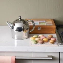 Bredemeijer Große Teekanne Set 1.4 L Edelstahl Glanz & Holz Untersetzer Braun 15 Bredemeijer Große Teekanne Set 1.4 L Edelstahl Glanz & Holz Untersetzer Braun -Haushalt & Küche Geschäft 571458552