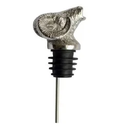 Edelstahl Flaschenausgießer Motiv Widder Ø 3 Cm