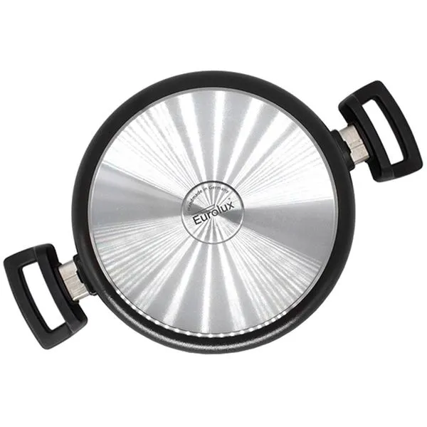 Eurolux Guss Kasserolle 20 Cm Antihaftbeschichtet Flach Aluminiumguss Schmortopf 3 Eurolux Guss Kasserolle 20 Cm Antihaftbeschichtet Flach Aluminiumguss Schmortopf – Bild 3