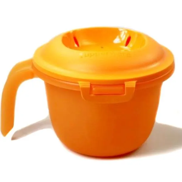 Tupperware Mikrowelle Junior-Reis-Meister 550 Ml Orange/ Weiß Single Reiskocher 1 Tupperware Mikrowelle Junior-Reis-Meister 550 Ml Orange/ Weiß Single Reiskocher
