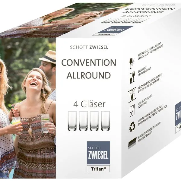 Schott Zwiesel Zwiesel 1 Stück 4-tlg. Covention-Set "Allround" 121306 1 Schott Zwiesel Zwiesel 1 Stück 4-tlg. Covention-Set "Allround" 121306