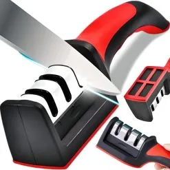 Messerschärfer Messerschleifer Elektrisch Messer Schere 3 Stufen Manuell Retoo