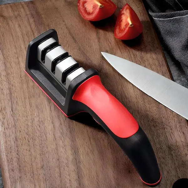 Messerschärfer Messerschleifer Elektrisch Messer Schere 3 Stufen Manuell Retoo 4 Messerschärfer Messerschleifer Elektrisch Messer Schere 3 Stufen Manuell Retoo – Bild 4