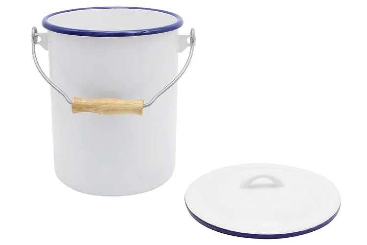 Karl Krüger Mülleimer 3l Mit Deckel Weiß 1 Karl Krüger Mülleimer 3l Mit Deckel Weiß