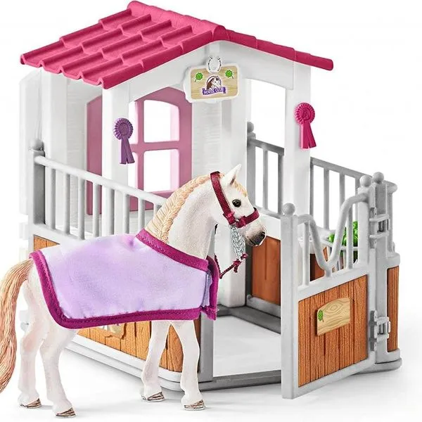 Schleich 42368 Spielfigur Horse Club Pferdebox Mit Lusitano Stute 2 Schleich 42368 Spielfigur Horse Club Pferdebox Mit Lusitano Stute – Bild 2