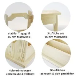 United Team International GmbH Bierhocker Go 8er Aus Holz - Bierträger Flaschenträger Getränketräger Kiste 24 United Team International GmbH Bierhocker Go 8er Aus Holz - Bierträger Flaschenträger Getränketräger Kiste -Haushalt & Küche Geschäft 574509463