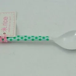 RICE Löffel Aus Melamin Mint-weiß Mit Sternen. Einer Oder Sechserpack #76 M4