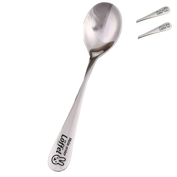 Gräwe Kinderlöffel "Mein Erster Löffel" - Motiv: Katze 2 Gräwe Kinderlöffel "Mein Erster Löffel" - Motiv: Katze – Bild 2