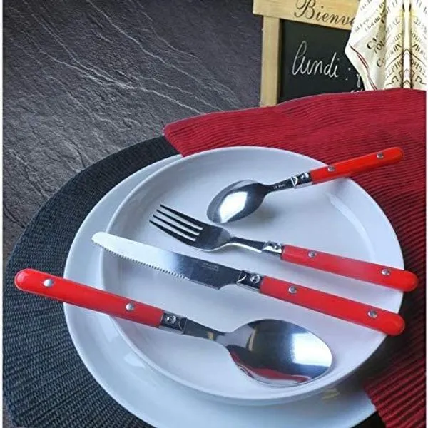 Besteck-Set Amefa Saxo Metall Zweifarbig 16 Stücke (25 Cm) 3 Besteck-Set Amefa Saxo Metall Zweifarbig 16 Stücke (25 Cm) – Bild 3