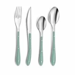 Besteck Amefa Bistro Grün Metall (24 Pcs)