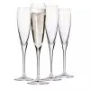 Krosno Perla Gläser Für Champagne Prosecco | Set 4 | 170 ML | Spülmaschine