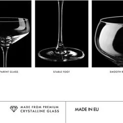 Krosno Avant-Garde Gläser Für Cocktail Champagne | Set 6 | 230 Ml | Spülmaschine 14 Krosno Avant-Garde Gläser Für Cocktail Champagne | Set 6 | 230 Ml | Spülmaschine -Haushalt & Küche Geschäft 575383889