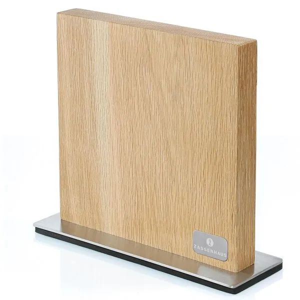 Zassenhaus Messerblock Magnet Eiche 28x9x25,5cm 2 Zassenhaus Messerblock Magnet Eiche 28x9x25,5cm – Bild 2