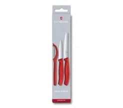 Victorinox Swiss Classic Gemüsemesser-Set Mit Schäler 3-teilig Schwarz
