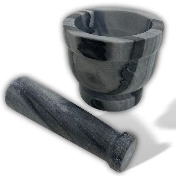 Mörser Und Stößel Steinmörser Marmor Zerkleinerer Gewürzmörser Küche Antik-Stil 1 Mörser Und Stößel Steinmörser Marmor Zerkleinerer Gewürzmörser Küche Antik-Stil