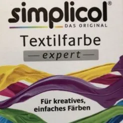 Simplicol Textilfarbe Expert - Schilf Grün - Auch Für Wolle & Seide - 150 Gr