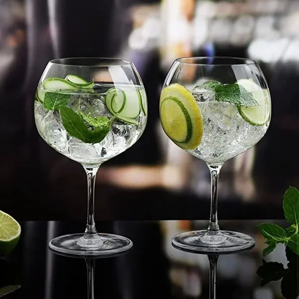 Krosno Duet Gläser Für Wasser Gin&Tonic Cocktail | Set 2 | 670 ML | Spülmaschine 4 Krosno Duet Gläser Für Wasser Gin&Tonic Cocktail | Set 2 | 670 ML | Spülmaschine – Bild 4