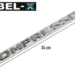 Label-X Kompressor Chrom Schriftzug Emblem Logo Typenschild Aufkleber F. Mercedes 9 Label-X Kompressor Chrom Schriftzug Emblem Logo Typenschild Aufkleber F. Mercedes -Haushalt & Küche Geschäft 576237262