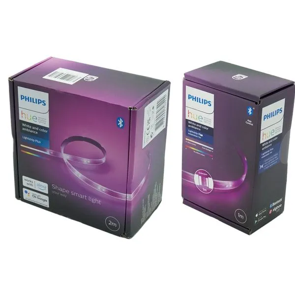 Philips Hue White & Color Ambiance Lightstrip Für Innenraum 2 M + 1m 2 Philips Hue White & Color Ambiance Lightstrip Für Innenraum 2 M + 1m – Bild 2