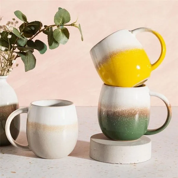Becher Dip Glazed Sass & Belle Tasse Kaffeebecher Steingut 260 Ml Ombre-Effekt 1 Becher Dip Glazed Sass & Belle Tasse Kaffeebecher Steingut 260 Ml Ombre-Effekt