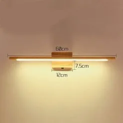 Holz Badezimmerspiegellampe Mit Schalter Moderne LED Innenwandleuchte 11 Holz Badezimmerspiegellampe Mit Schalter Moderne LED Innenwandleuchte -Haushalt & Küche Geschäft 576578623