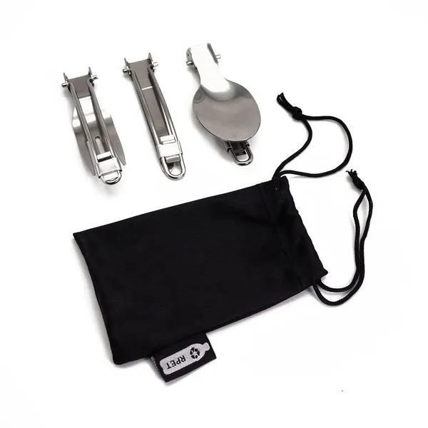 Camping Besteck Klappbar Gabel, Messer, Löffel 2 Camping Besteck Klappbar Gabel, Messer, Löffel – Bild 2