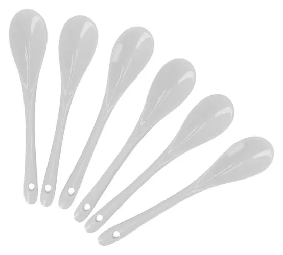 Lantelme Porzellan Eierlöffel 6 Stück Löffel Für Eierbecher Kaviar Eier Dessert Baby Eis 1 Lantelme Porzellan Eierlöffel 6 Stück Löffel Für Eierbecher Kaviar Eier Dessert Baby Eis