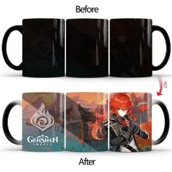 Genshin Impact Thema01 Thermoeffekt Tasse Ceramic Kaffee Tee Milch Becher -Haushalt & Küche Geschäft 576781854