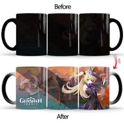 Genshin Impact Thema01 Thermoeffekt Tasse Ceramic Kaffee Tee Milch Becher -Haushalt & Küche Geschäft 576781855