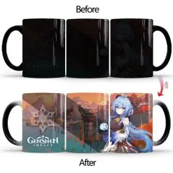 Genshin Impact Thema01 Thermoeffekt Tasse Ceramic Kaffee Tee Milch Becher -Haushalt & Küche Geschäft 576781856