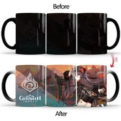 Genshin Impact Thema01 Thermoeffekt Tasse Ceramic Kaffee Tee Milch Becher -Haushalt & Küche Geschäft 576781857