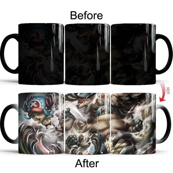 Anime ONE PIECE Thema02 Thermoeffekt Tasse Ceramic Kaffee Tee Milch Becher 4 Anime ONE PIECE Thema02 Thermoeffekt Tasse Ceramic Kaffee Tee Milch Becher – Bild 4