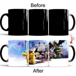 Anime Pokémon Thermoeffekt Tasse Ceramic Kreativ Kaffee Tee Milch Becher