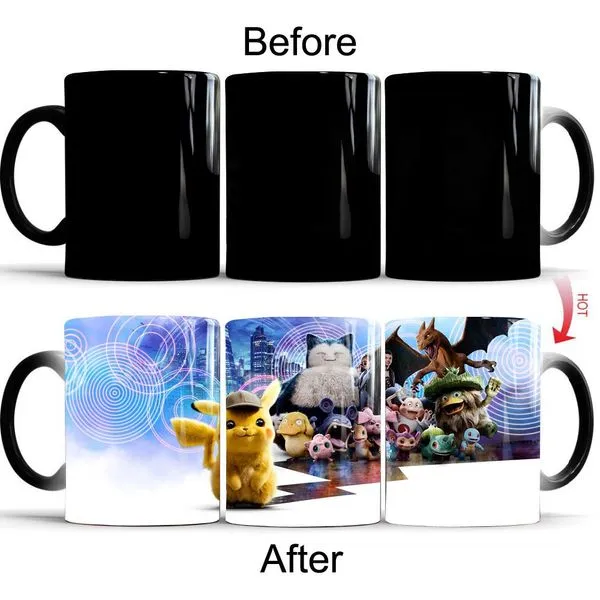 Anime Pokémon Thermoeffekt Tasse Ceramic Kreativ Kaffee Tee Milch Becher 1 Anime Pokémon Thermoeffekt Tasse Ceramic Kreativ Kaffee Tee Milch Becher