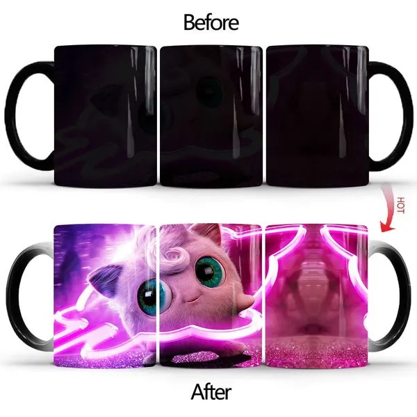 Anime Pokémon Thermoeffekt Tasse Ceramic Kreativ Kaffee Tee Milch Becher 3 Anime Pokémon Thermoeffekt Tasse Ceramic Kreativ Kaffee Tee Milch Becher – Bild 3