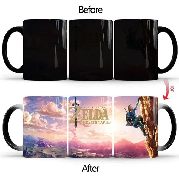 Spiel The Legend Of Zelda Thermoeffekt Tasse Ceramic Kaffee Tee Milch Becher 8 Spiel The Legend Of Zelda Thermoeffekt Tasse Ceramic Kaffee Tee Milch Becher – Bild 8
