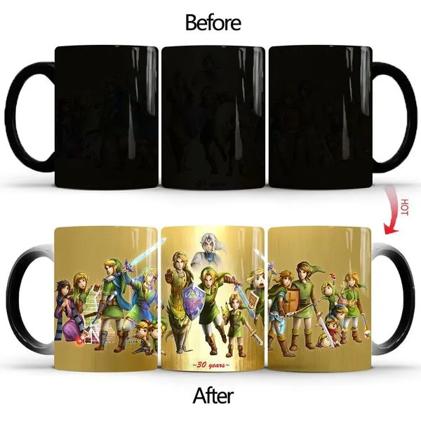 Spiel The Legend Of Zelda Thermoeffekt Tasse Ceramic Kaffee Tee Milch Becher 9 Spiel The Legend Of Zelda Thermoeffekt Tasse Ceramic Kaffee Tee Milch Becher – Bild 9
