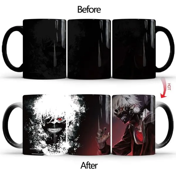 Tokyo Ghoul Ken Kaneki Thermoeffekt Tasse Ceramic Kaffee Tee Milch Becher 2 Tokyo Ghoul Ken Kaneki Thermoeffekt Tasse Ceramic Kaffee Tee Milch Becher – Bild 2