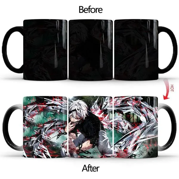 Tokyo Ghoul Ken Kaneki Thermoeffekt Tasse Ceramic Kaffee Tee Milch Becher 3 Tokyo Ghoul Ken Kaneki Thermoeffekt Tasse Ceramic Kaffee Tee Milch Becher – Bild 3