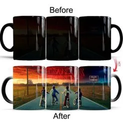 Drama Stranger Things Thermoeffekt Tasse Ceramic Kaffee Tee Milch Becher