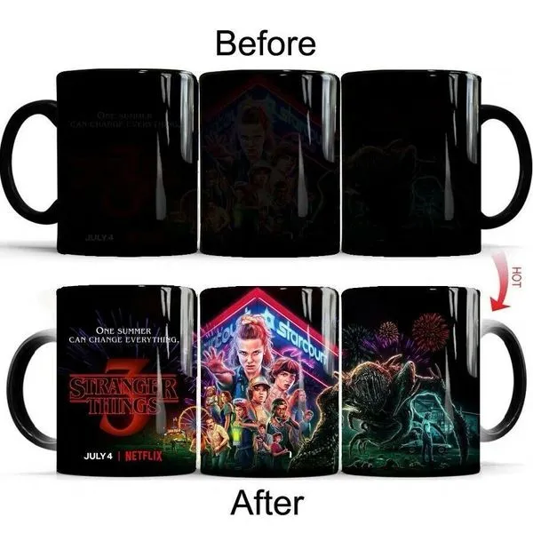 Drama Stranger Things Thermoeffekt Tasse Ceramic Kaffee Tee Milch Becher 4 Drama Stranger Things Thermoeffekt Tasse Ceramic Kaffee Tee Milch Becher – Bild 4