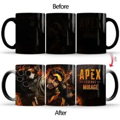 Spiel Apex Legends Thermoeffekt Tasse Ceramic Kreativ Kaffee Tee Milch Becher