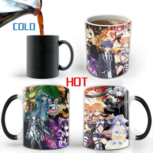 Anime Date A Live Thermoeffekt Tasse Ceramic Kaffee Tee Milch Becher 1 Anime Date A Live Thermoeffekt Tasse Ceramic Kaffee Tee Milch Becher