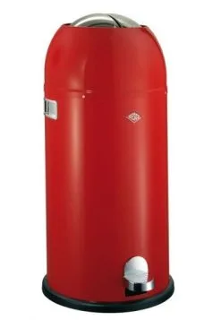 Wesco Design XL Mülleimer Kickmaster Maxi 40L Treteimer Rot Abfallsammler