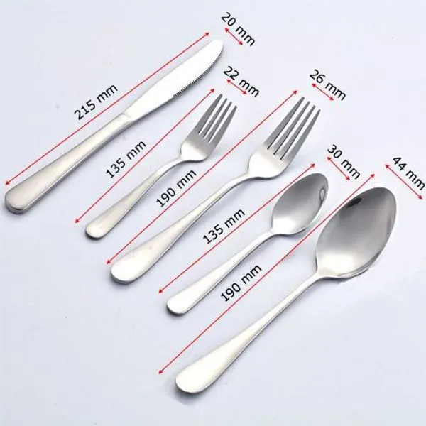 Edelstahl Design Besteck Set, 30-teilig Essbesteck | Besteckset | Tafelbesteck 5 Edelstahl Design Besteck Set, 30-teilig Essbesteck | Besteckset | Tafelbesteck – Bild 5