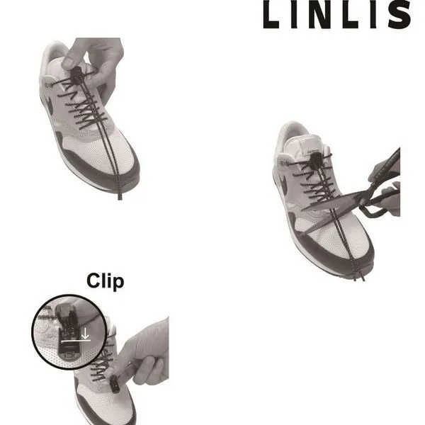 Elastische Schnürsenkel Ohne Zu Schnüren LINLIS Stretch FIT Mikrofiber Komfort 2 Elastische Schnürsenkel Ohne Zu Schnüren LINLIS Stretch FIT Mikrofiber Komfort – Bild 2